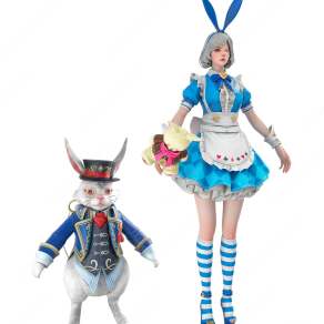 现代爱丽丝与疯兔子3D模型下载